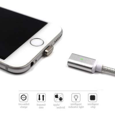 UPTab USB Magnetic Charging and Data Cable to Lightning and Micro USB - iPhone